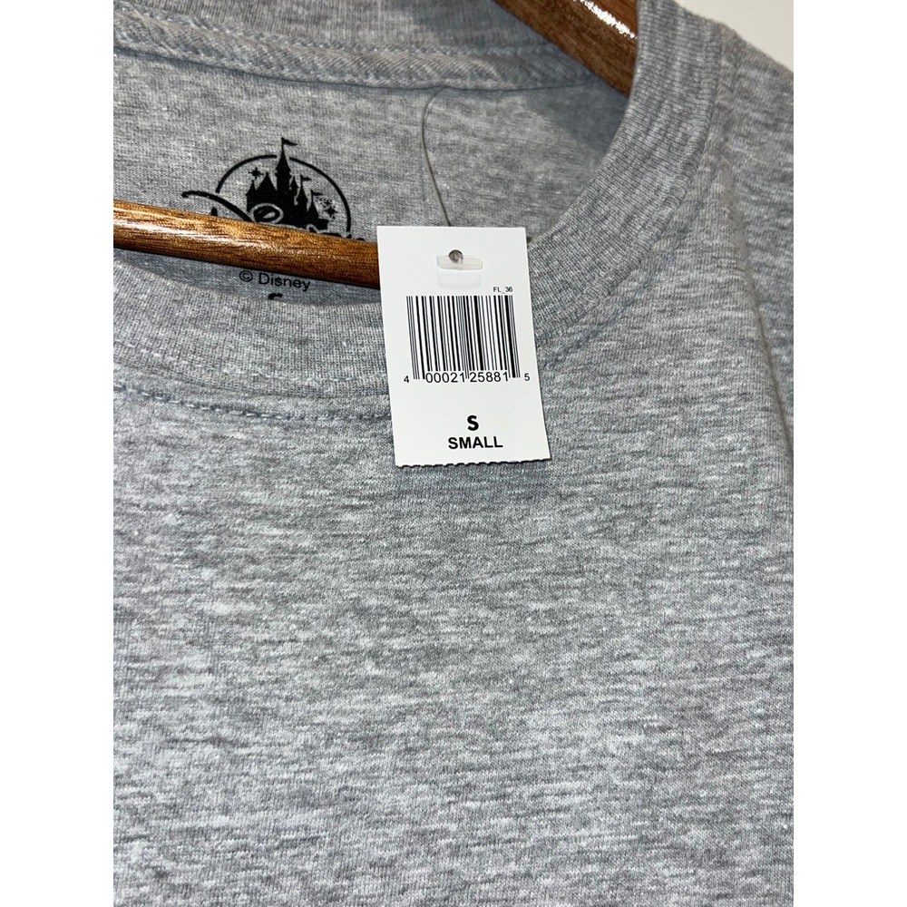 NWT Walt Disney World Rainbow Logo T Shirt Adult Small Gray Graphic Tee - Picture 2 of 5